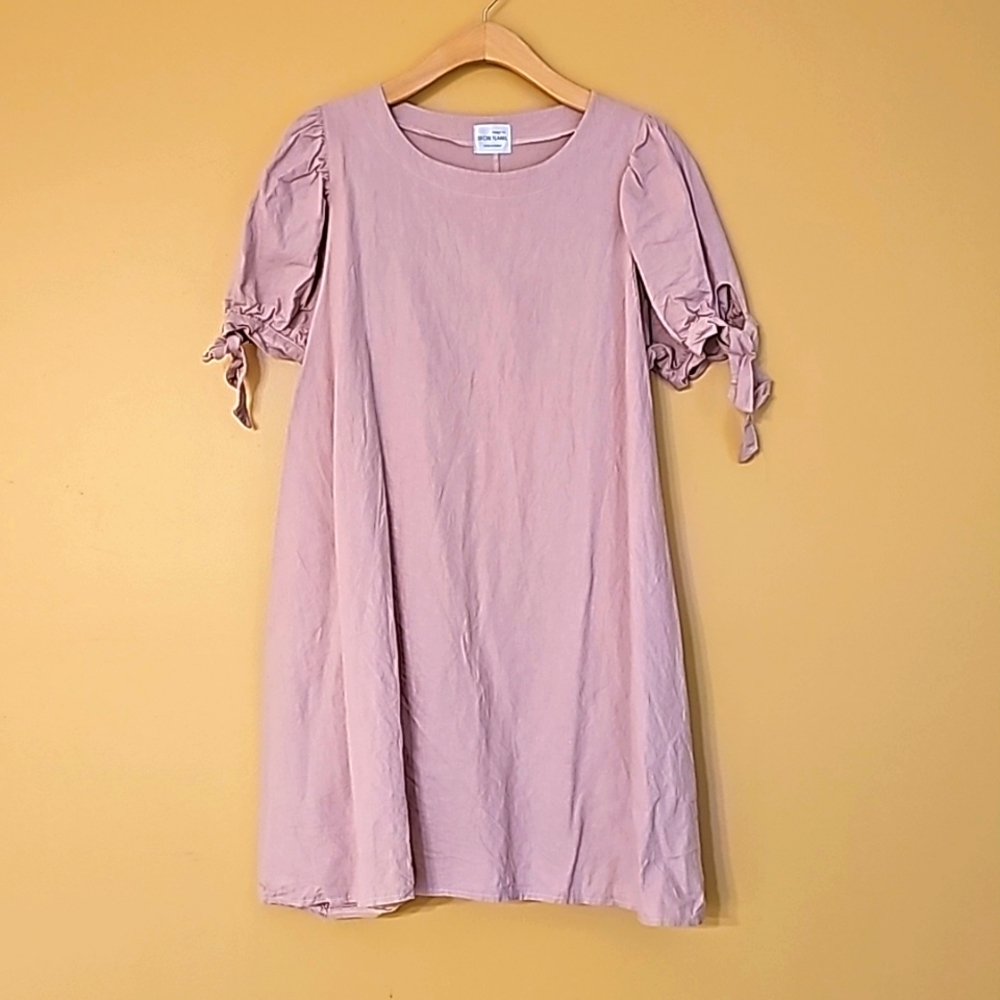 "Secret Label" Linen Cap Sleeve Dress